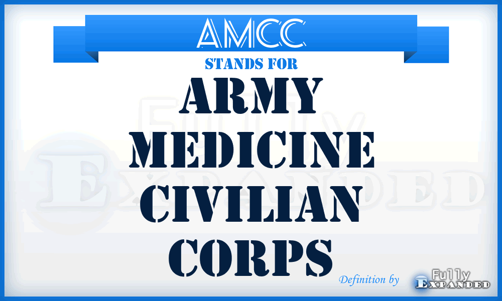 AMCC - Army Medicine Civilian Corps