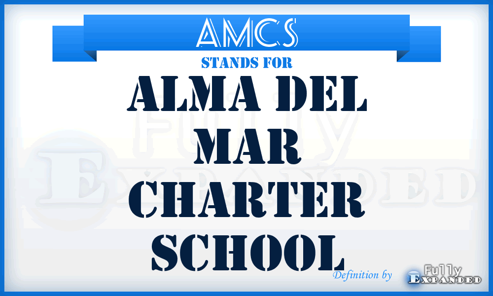 AMCS - Alma del Mar Charter School