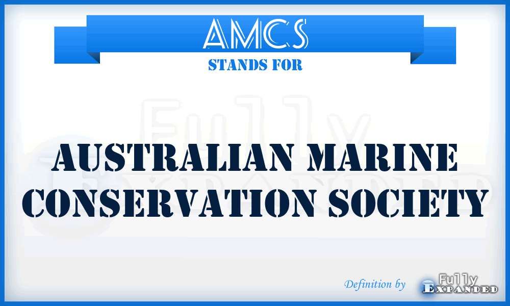 AMCS - Australian Marine Conservation Society