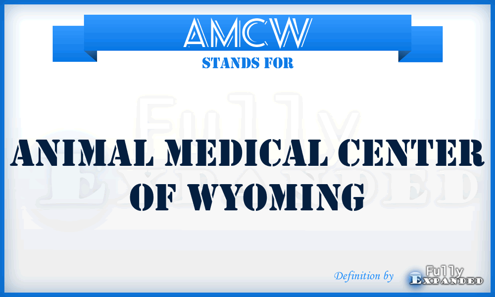 AMCW - Animal Medical Center of Wyoming