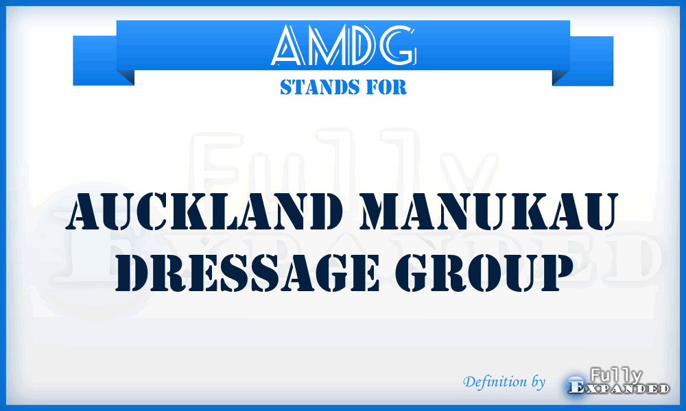 AMDG - Auckland Manukau Dressage Group