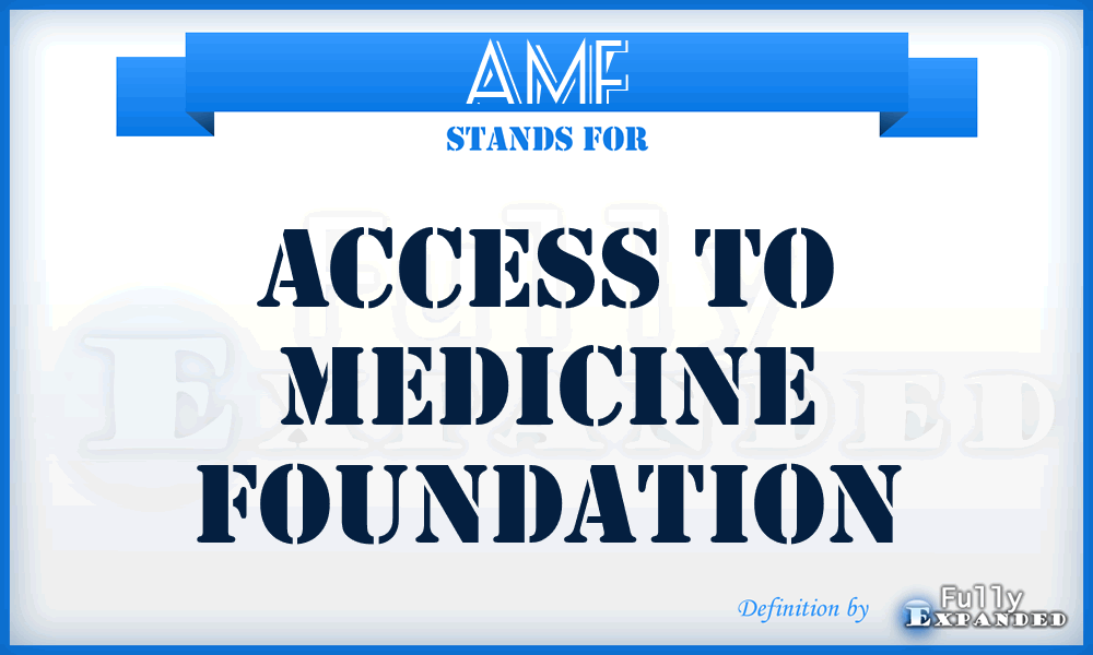AMF - Access to Medicine Foundation