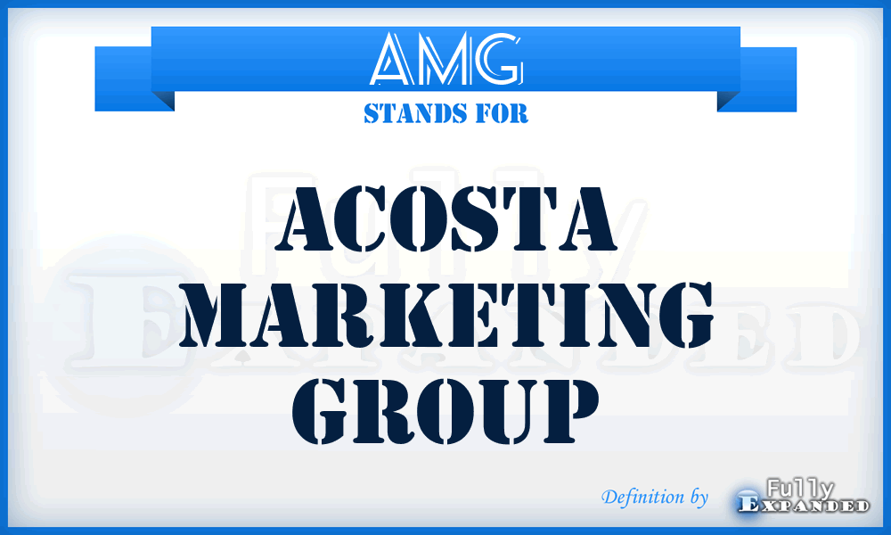 AMG - Acosta Marketing Group