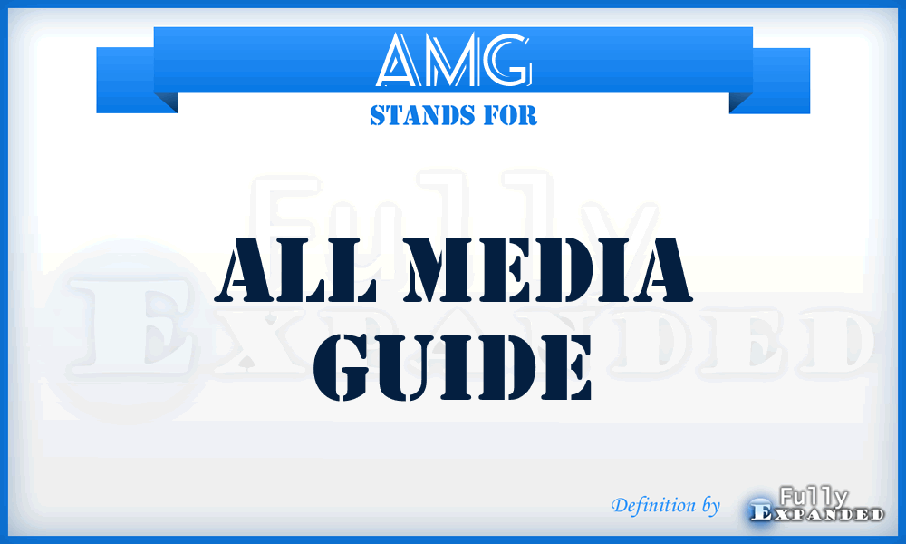 AMG - All Media Guide