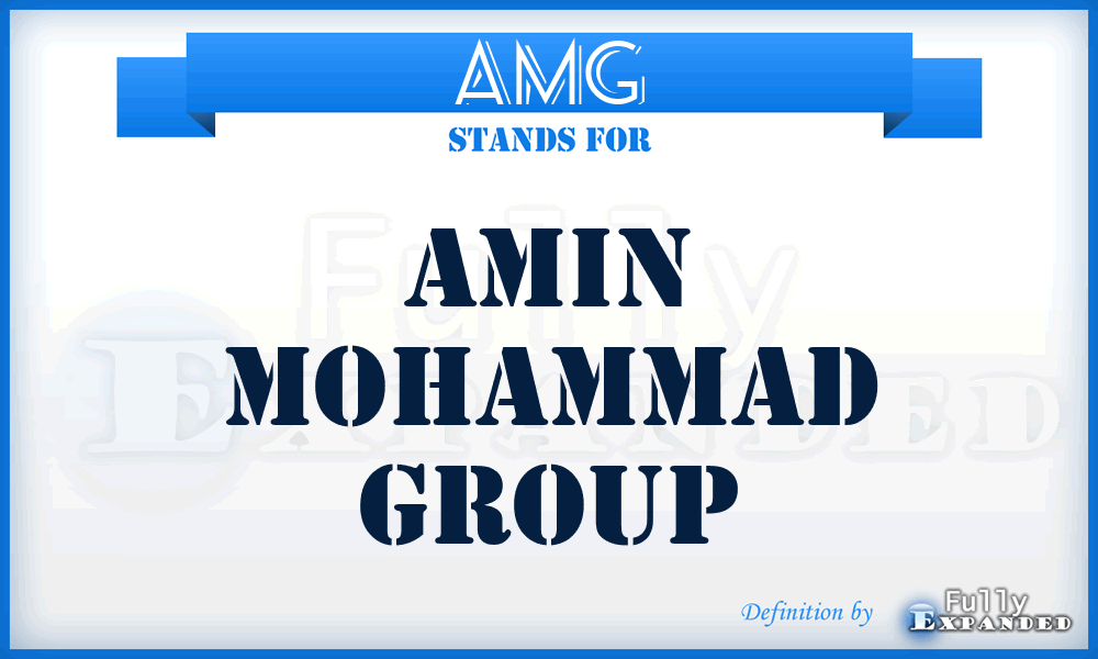 AMG - Amin Mohammad Group