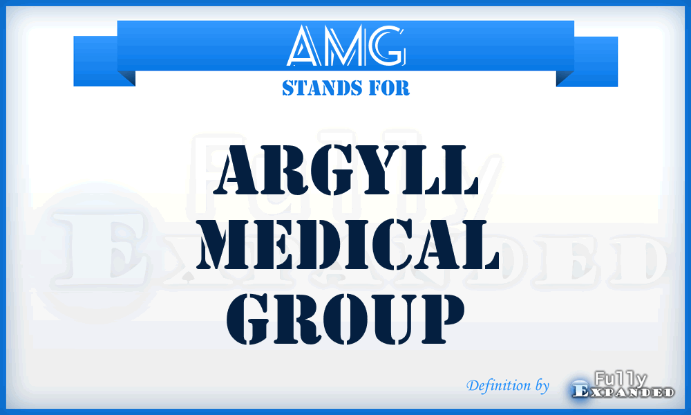 AMG - Argyll Medical Group