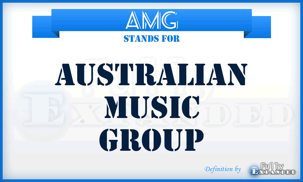 AMG - Australian Music Group