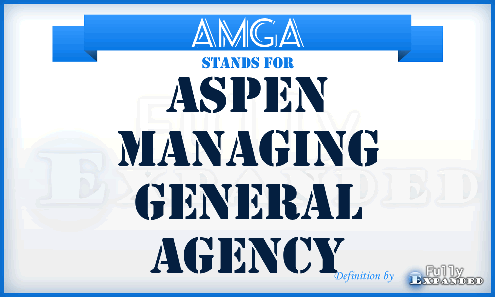 AMGA - Aspen Managing General Agency