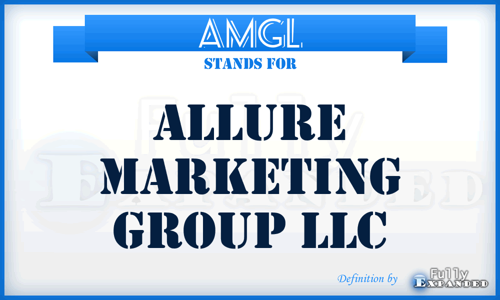 AMGL - Allure Marketing Group LLC