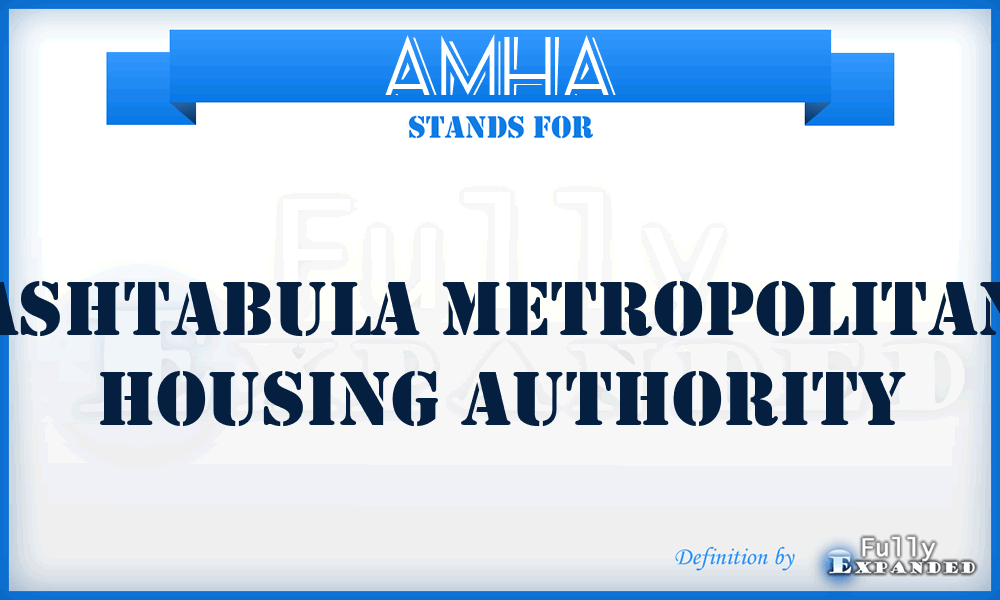 AMHA - Ashtabula Metropolitan Housing Authority