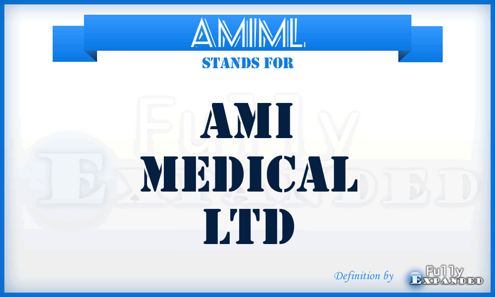 AMIML - AMI Medical Ltd