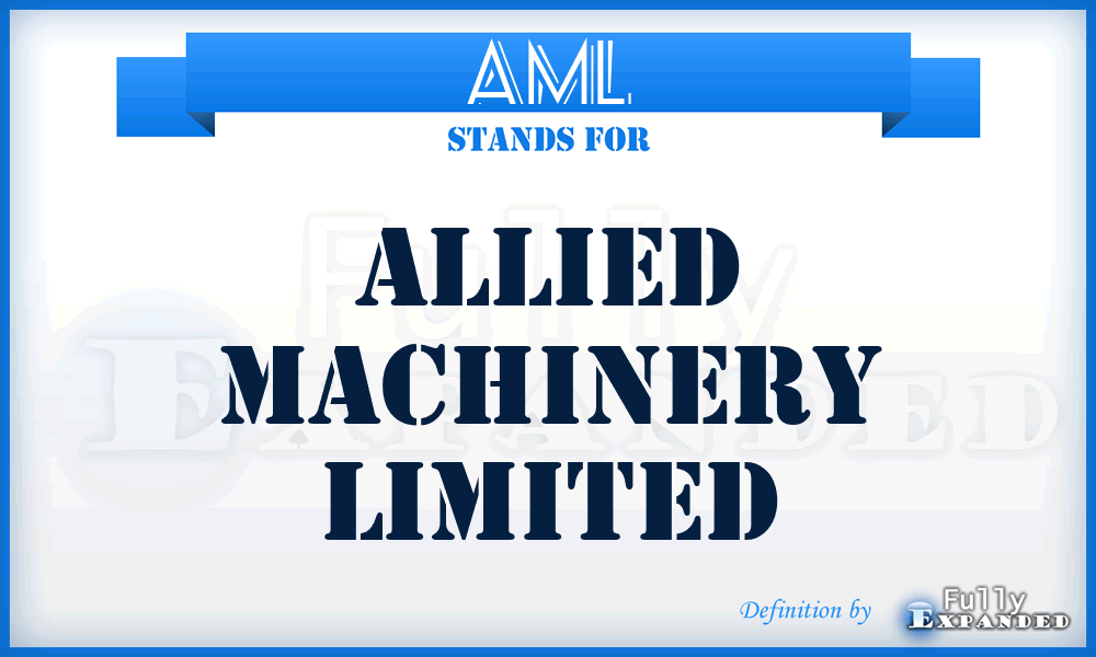 AML - Allied Machinery Limited