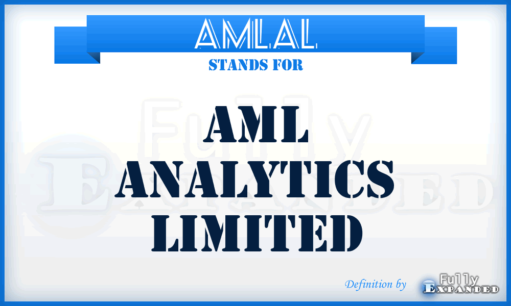 AMLAL - AML Analytics Limited