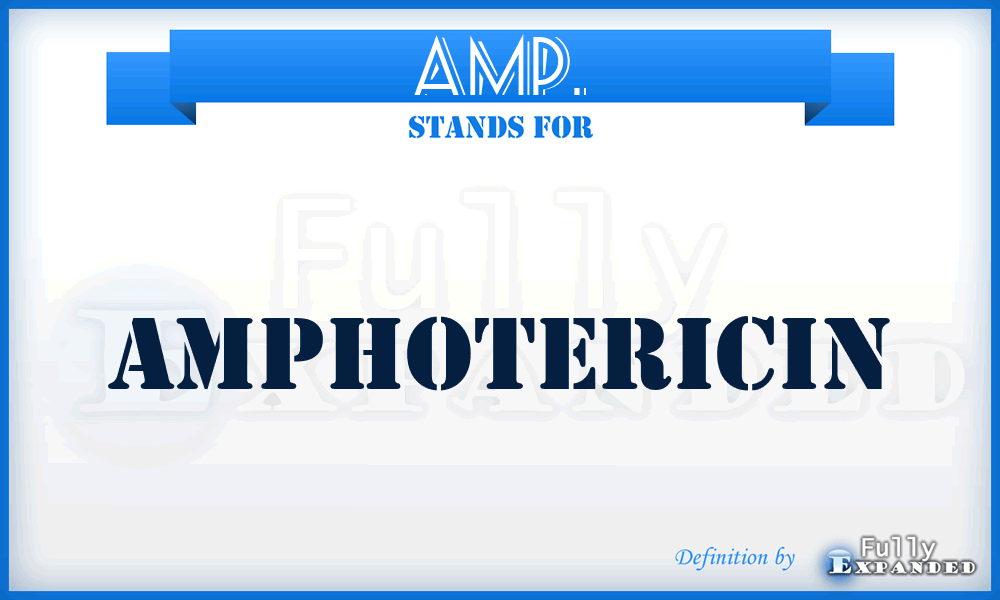 AMP. - amphotericin