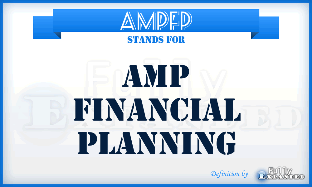 AMPFP - AMP Financial Planning