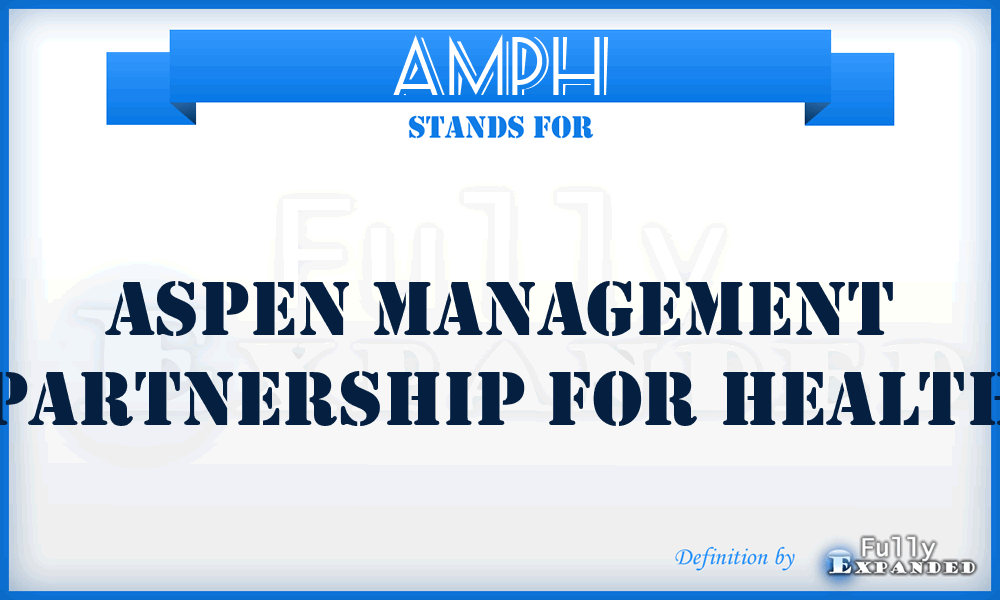 AMPH - Aspen Management Partnership for Health