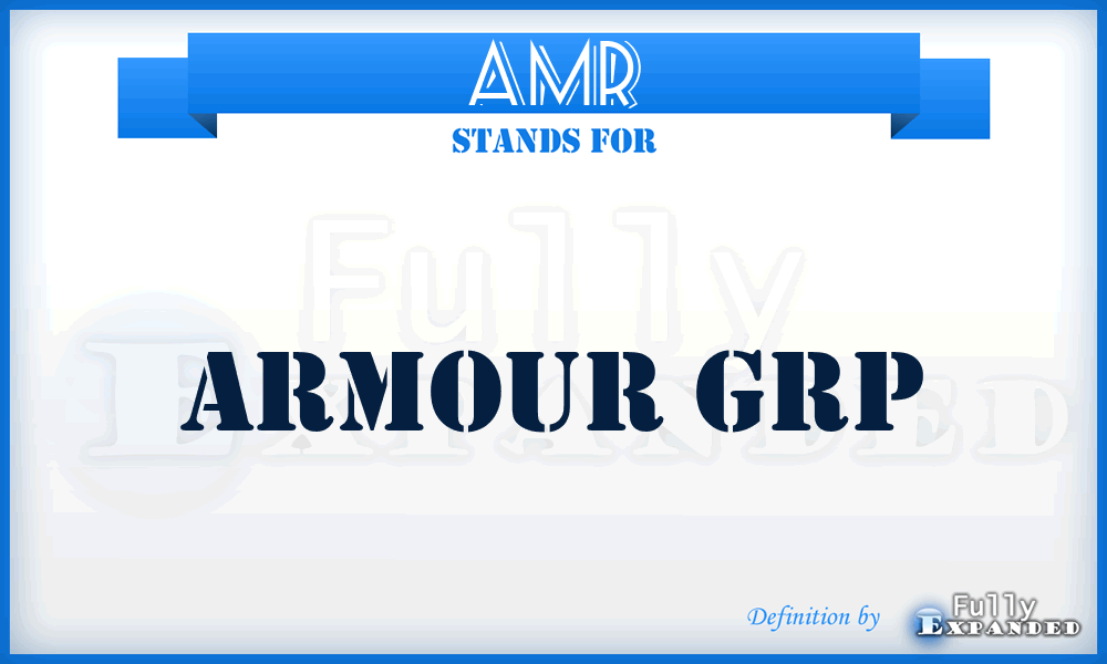 AMR - Armour Grp