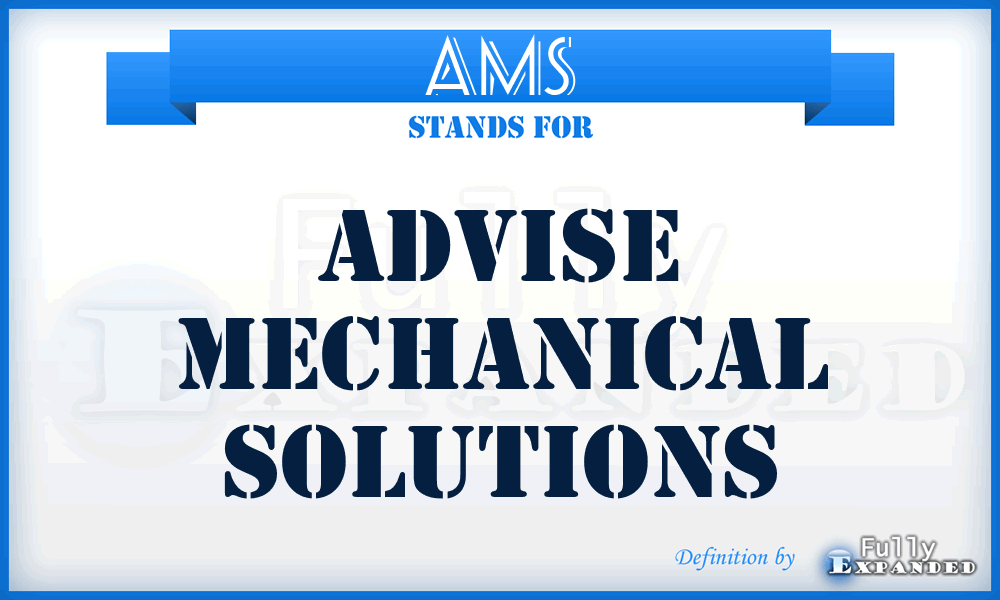 AMS - Advise Mechanical Solutions