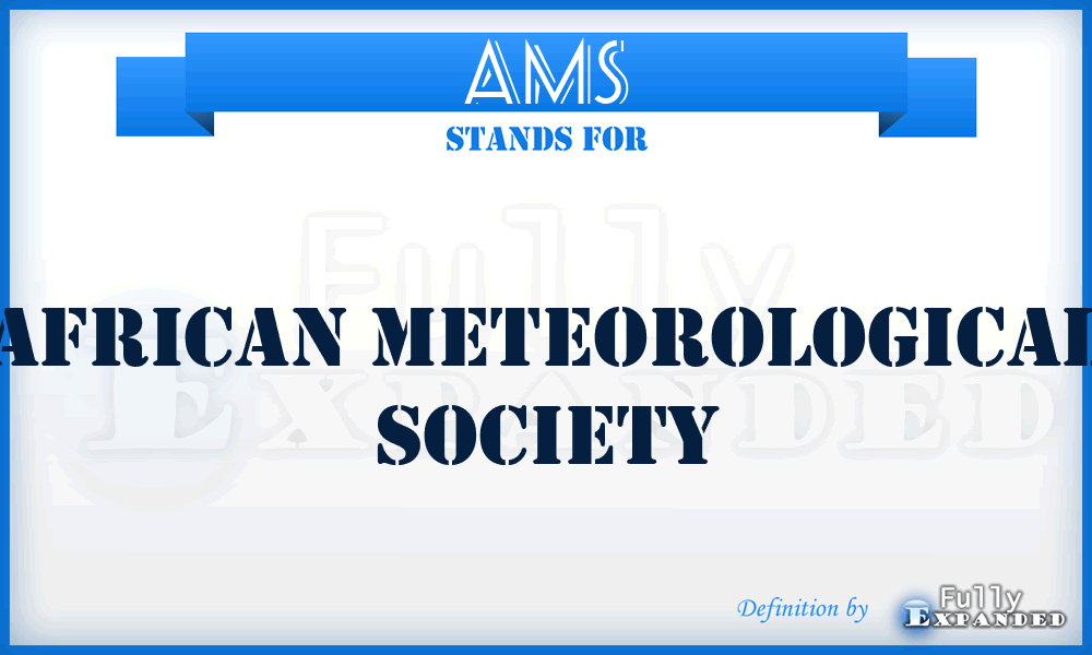 AMS - African Meteorological Society
