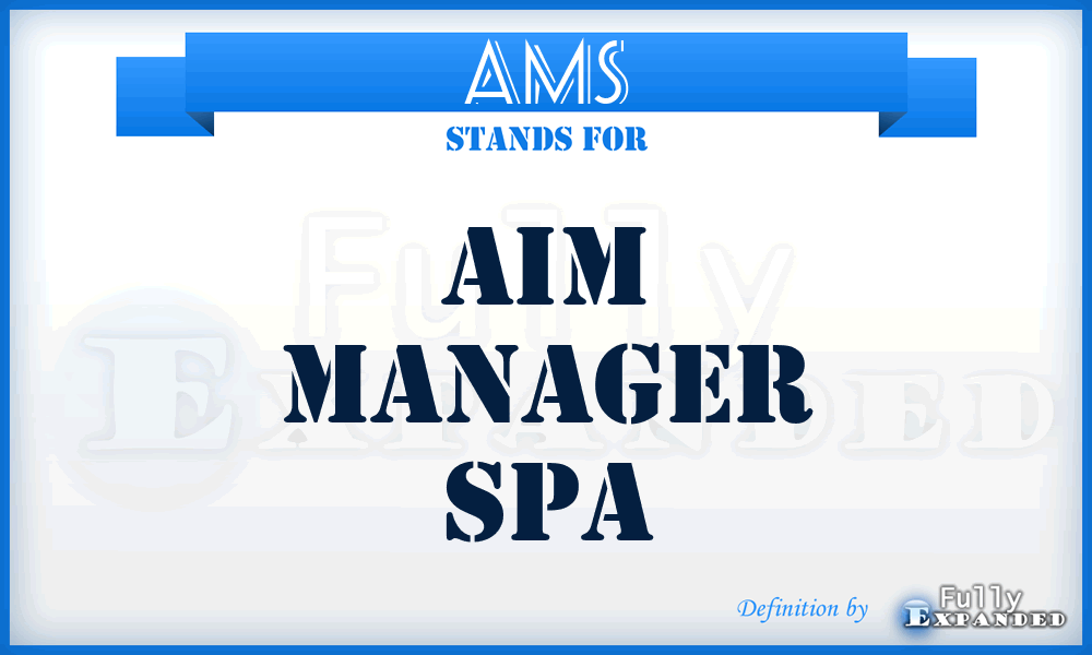 AMS - Aim Manager Spa