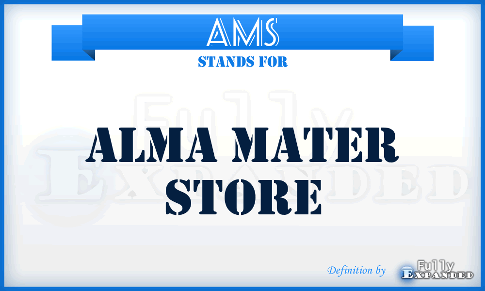 AMS - Alma Mater Store