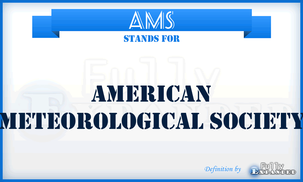 AMS - American Meteorological Society