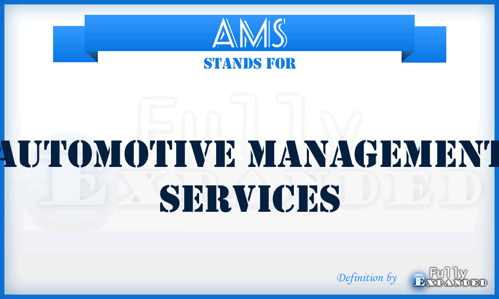 AMS - Automotive Management Services