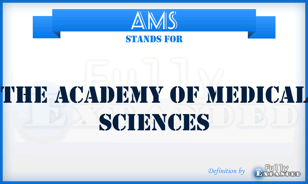 AMS - The Academy of Medical Sciences