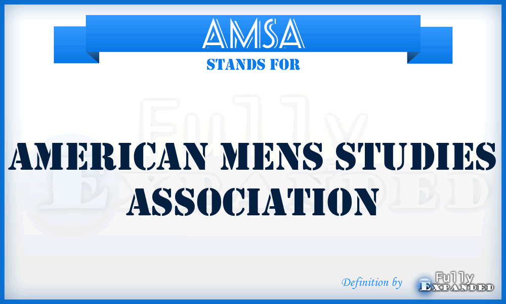 AMSA - American Mens Studies Association