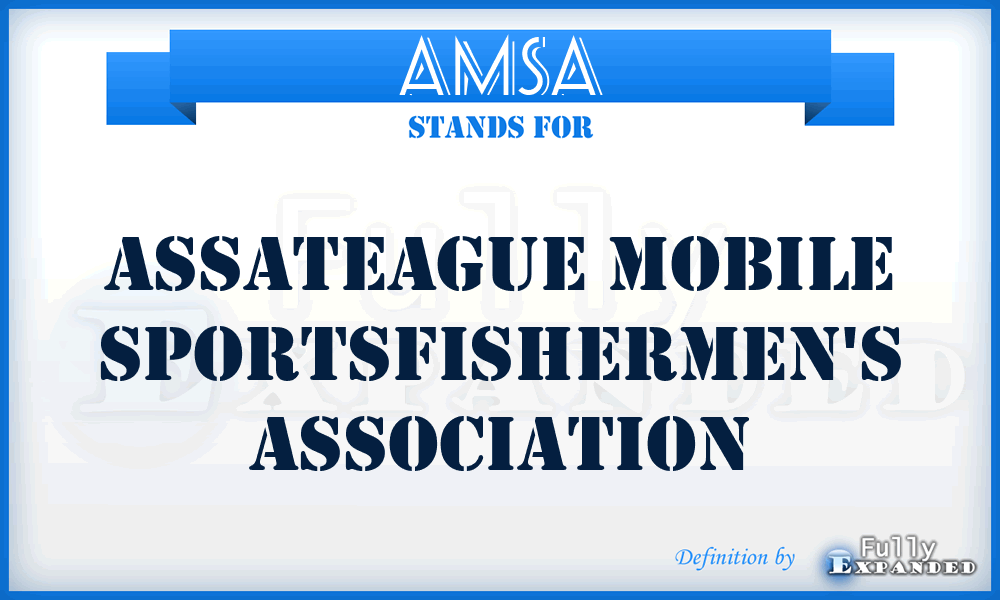 AMSA - Assateague Mobile Sportsfishermen's Association