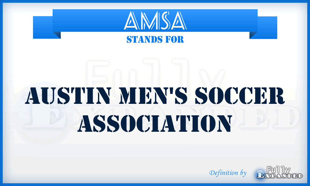 AMSA - Austin Men's Soccer Association