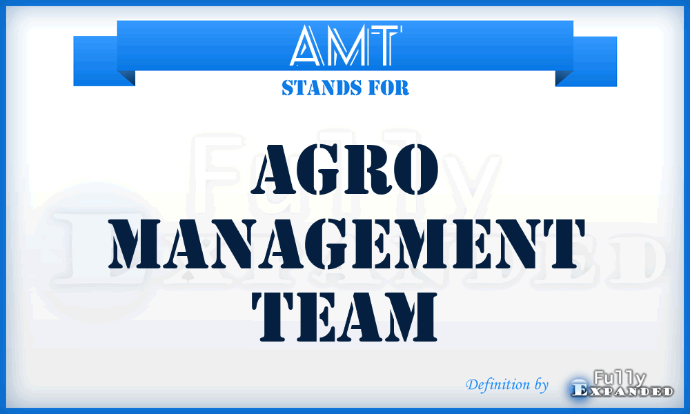 AMT - Agro Management Team