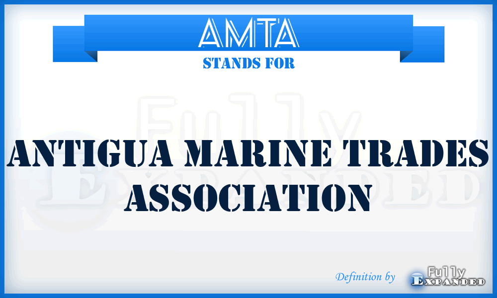 AMTA - Antigua Marine Trades Association