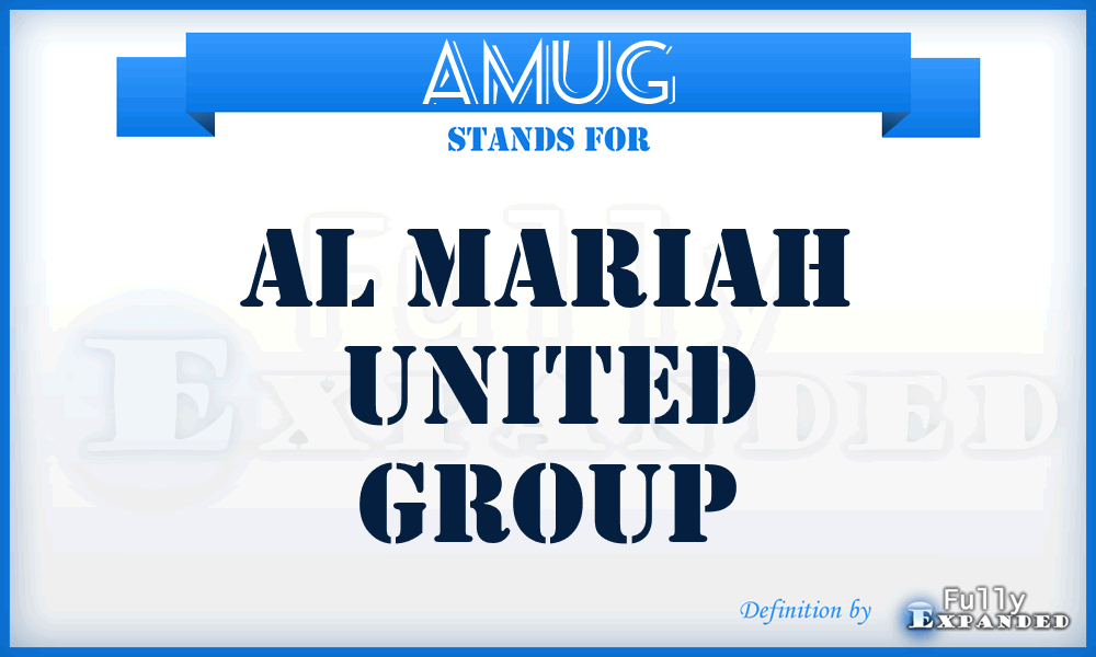 AMUG - Al Mariah United Group