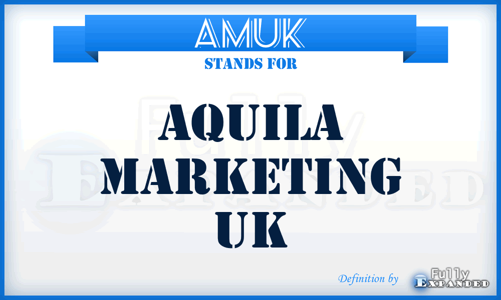 AMUK - Aquila Marketing UK
