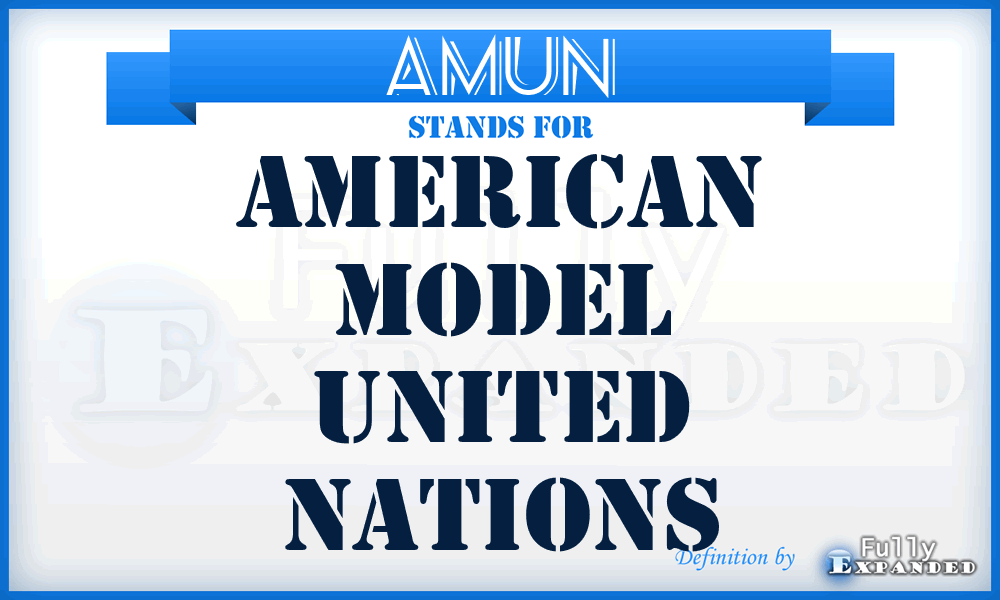 AMUN - American Model United Nations