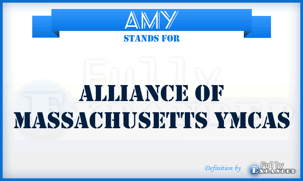 AMY - Alliance of Massachusetts Ymcas