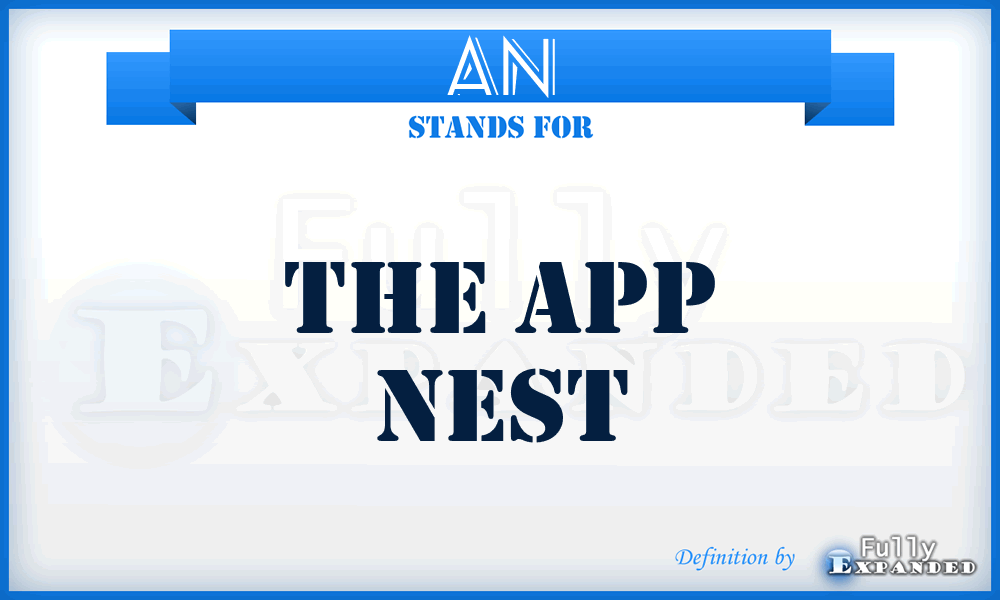 AN - The App Nest