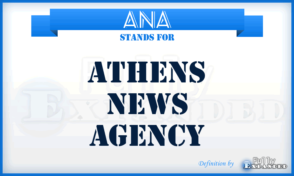 ANA - Athens News Agency