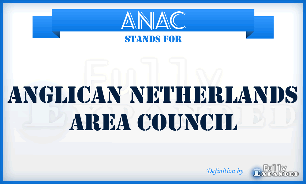 ANAC - Anglican Netherlands Area Council