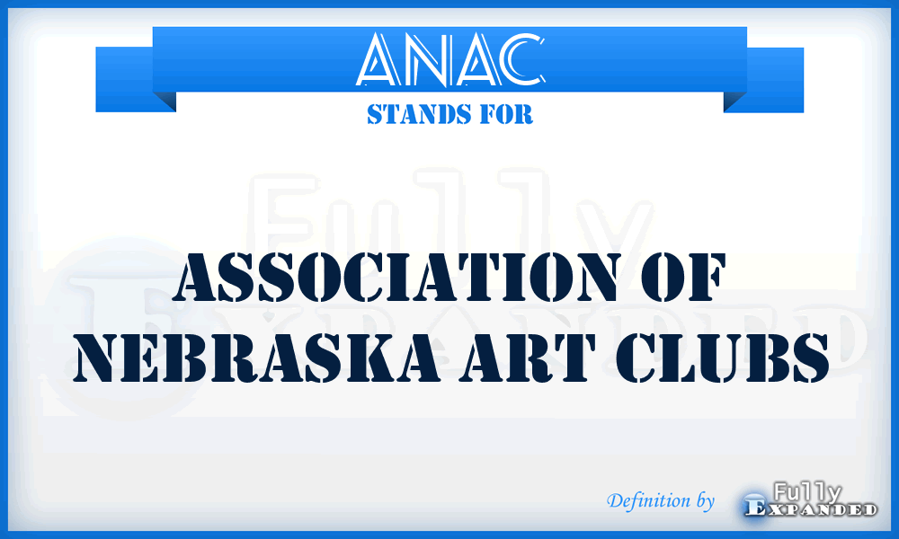 ANAC - Association of Nebraska Art Clubs