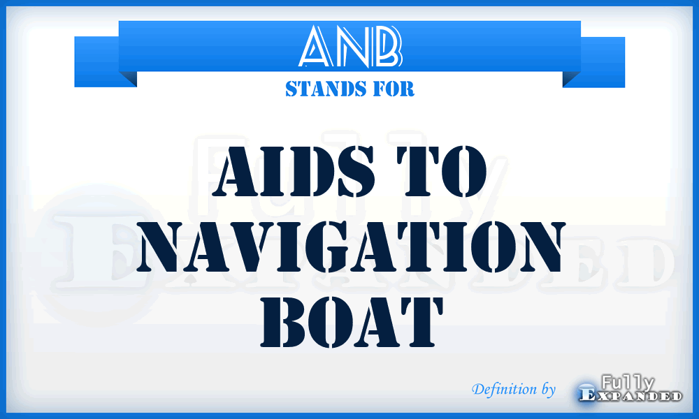 ANB - Aids To Navigation Boat