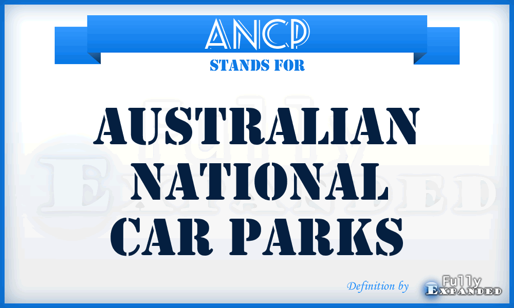 ANCP - Australian National Car Parks