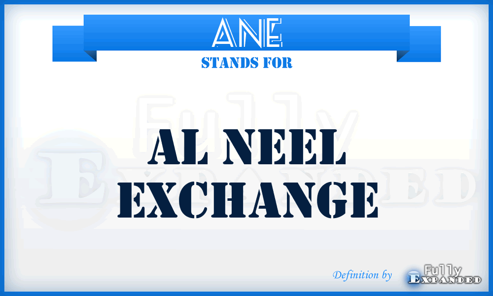ANE - Al Neel Exchange