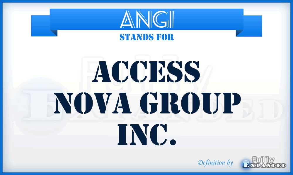 ANGI - Access Nova Group Inc.