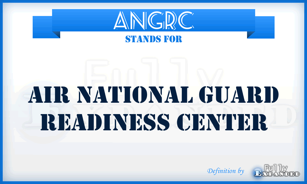 ANGRC - Air National Guard Readiness Center