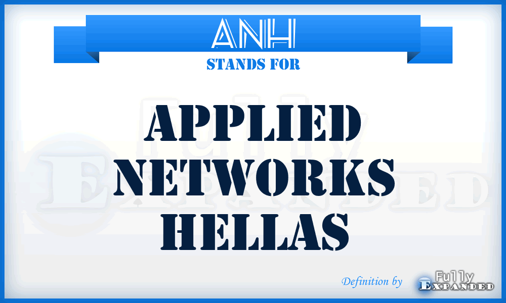 ANH - Applied Networks Hellas