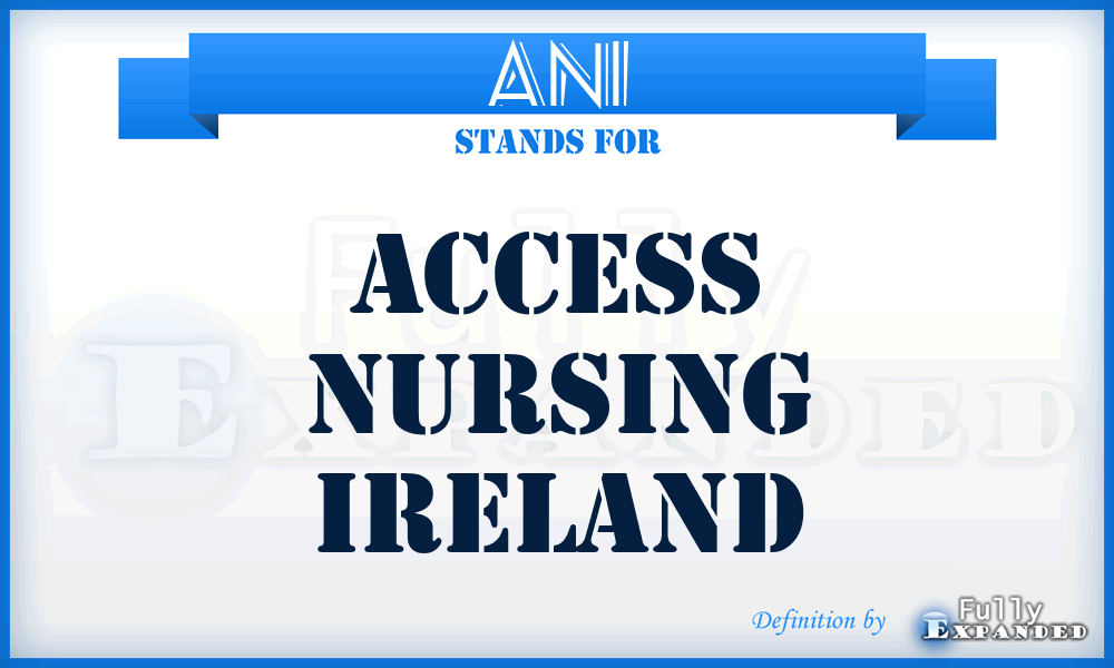 ANI - Access Nursing Ireland