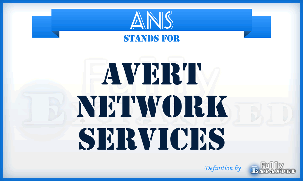 ANS - Avert Network Services