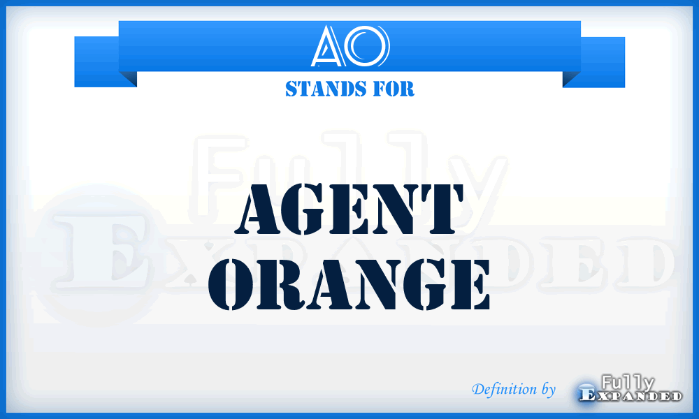 AO - Agent Orange